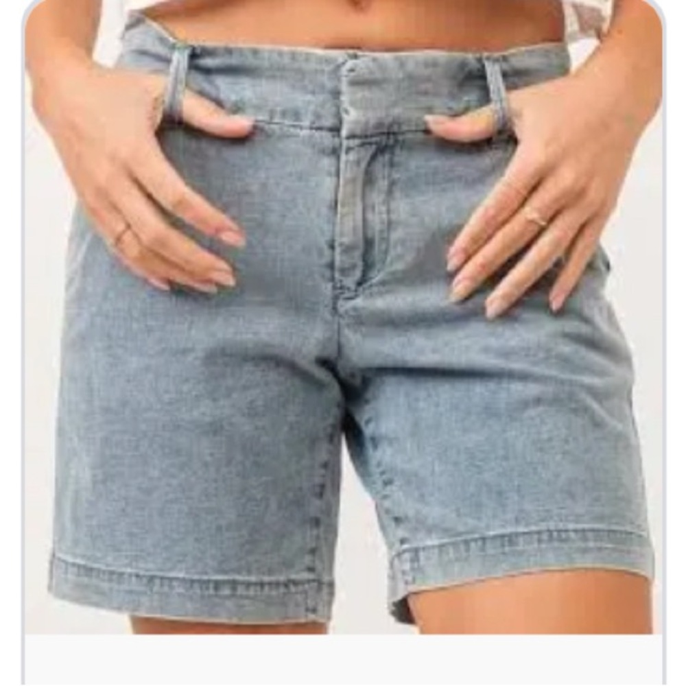 Dear John Light Blue Jean Shorts